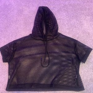 Black coverup hoody